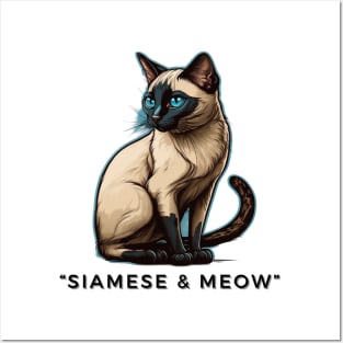 siamese&meow Posters and Art